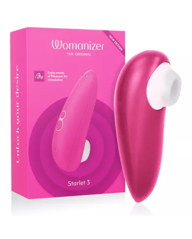 WOMANIZER - STIMULATEUR CLITORAL STARLET 3 ROSE