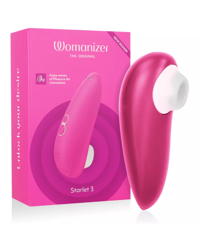 WOMANIZER - STIMULATEUR CLITORAL STARLET 3 ROSE WOMANIZER - STIMULATEUR CLITORAL STARLET 3 ROSE