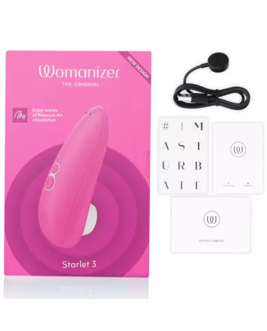 WOMANIZER - STIMULATEUR CLITORAL STARLET 3 ROSE