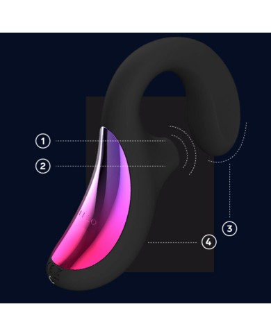 LELO - ENIGMA CRUISE MASSEUR SONIQUE DOUBLE STIMULATION NOIR