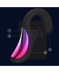 LELO - ENIGMA CRUISE MASSEUR SONIQUE DOUBLE STIMULATION NOIR