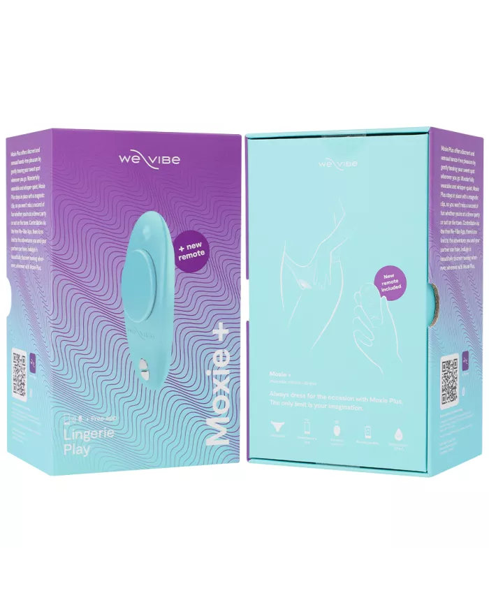 WE-VIBE - VIBRATEUR MOXIE + AQUA CLITORAL
