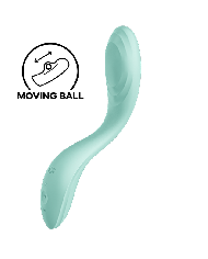 SATISFYER - VIBRATEUR SPOT G RRROLLING PLEASURE VERT