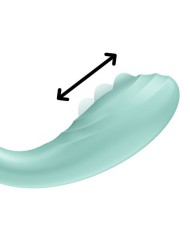 SATISFYER - VIBRATEUR SPOT G RRROLLING PLEASURE VERT