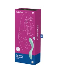 SATISFYER - VIBRATEUR SPOT G RRROLLING PLEASURE VERT