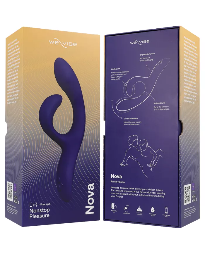 WE-VIBE - VIBRATEUR LAPIN NOVA 3 BLEU NUIT WE-VIBE - VIBRATEUR LAPIN NOVA 3 BLEU NUIT