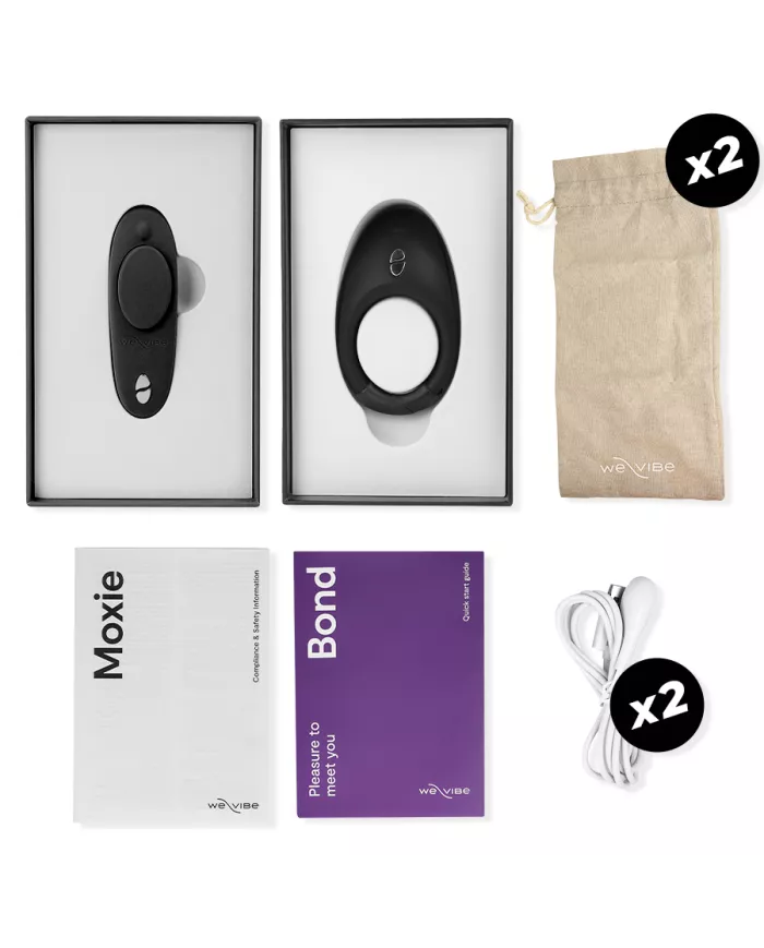 WE-VIBE - TEASE US SET BOND + MOXIE WE-VIBE - TEASE US SET BOND + MOXIE