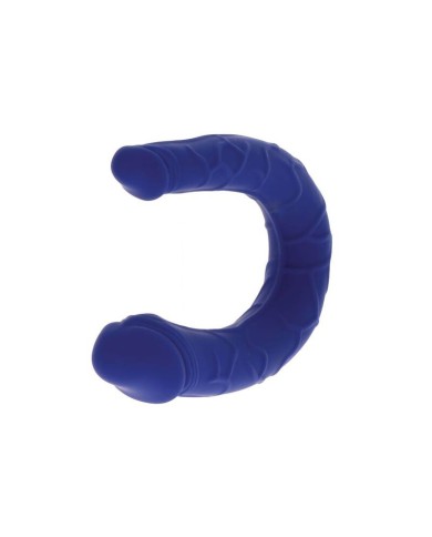 GET REAL - MINI DOUBLE DONG RÉALISTE BLEU