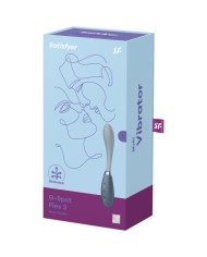 SATISFYER - VIBRATEUR MULTI G-SPOT FLEX 3 GRIS