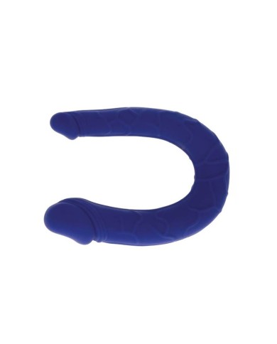 GET REAL - MINI DOUBLE DONG RÉALISTE BLEU