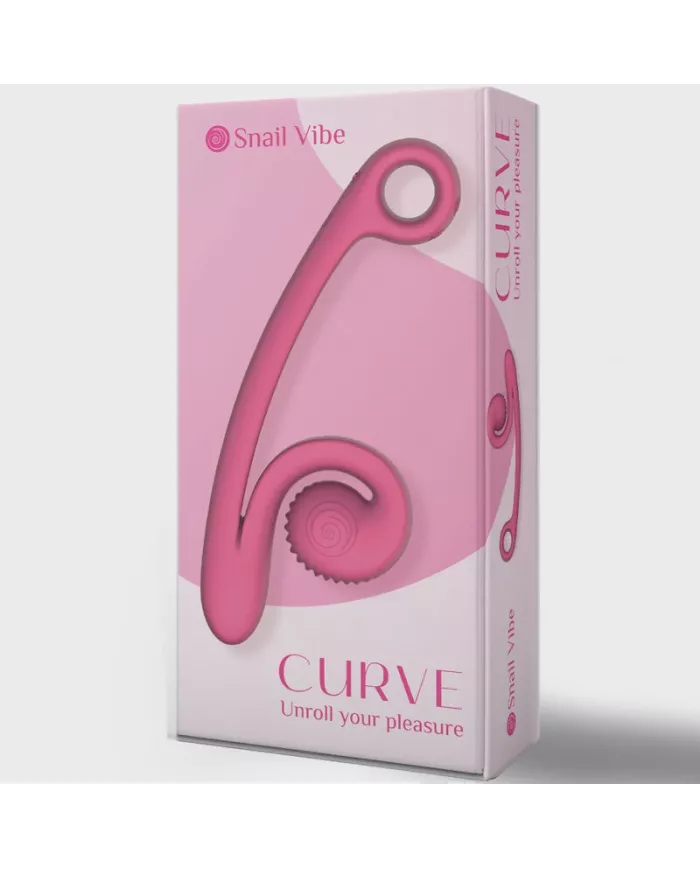 SNAIL VIBE - VIBRATEUR COURBE ROSE