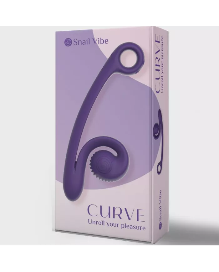 SNAIL VIBE - VIBRATEUR COURBE VIOLET SNAIL VIBE - VIBRATEUR COURBE VIOLET