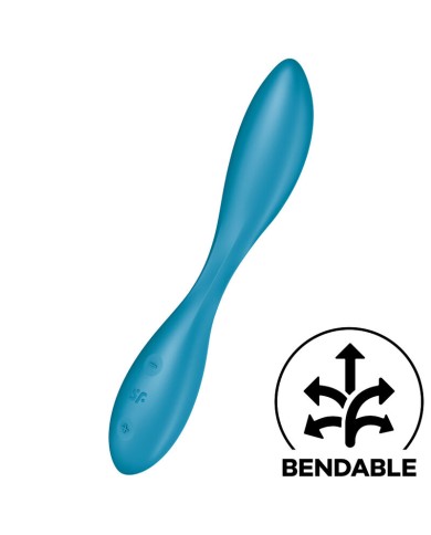 SATISFYER - VIBRATEUR MULTI G-SPOT FLEX 1 BLEU