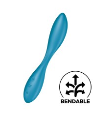SATISFYER - VIBRATEUR MULTI G-SPOT FLEX 1 BLEU
