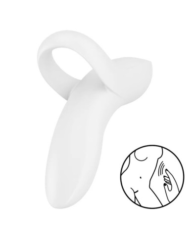 SATISFYER - VIBRATEUR DOIGTS BOLD LOVER BLANC