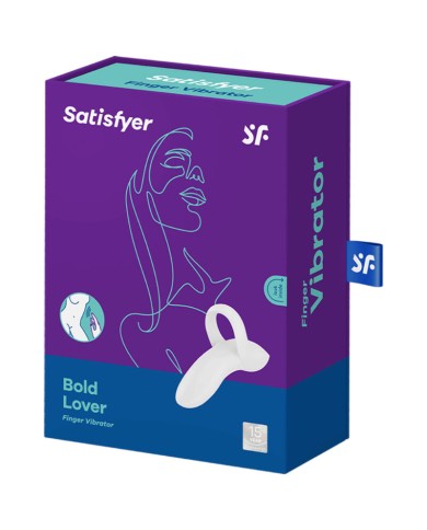SATISFYER - VIBRATEUR DOIGTS BOLD LOVER BLANC