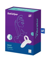 SATISFYER - VIBRATEUR DOIGTS BOLD LOVER BLANC