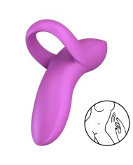SATISFYER - VIBRATEUR DOIGTS BOLD LOVER BLANC