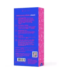 B SWISH - VIBRATEUR RECHARGEABLE CLASSIQUE BWILD BUNNY INFINITE SILICONE BLEU B SWISH - VIBRATEUR RECHARGEABLE CLASSIQUE BWILD BUNNY INFINITE SILICONE BLEU