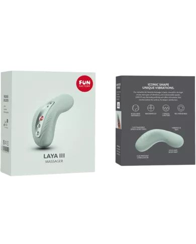 FUN FACTORY - VIBRATEUR RECHARGEABLE LAYA III VERT SAGE