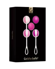 G-VIBE - SET 5 BOULES DE GEISHA3 ROSE G-VIBE - SET 5 BOULES DE GEISHA3 ROSE