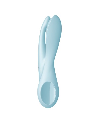 SATISFYER - VIBRATEUR THREESOME 1 BLEU