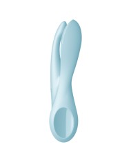 SATISFYER - VIBRATEUR THREESOME 1 BLEU