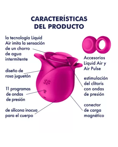 SATISFYER - AIR PULSE VIBRATEUR FLEUR MODERNE PRO 2 SATISFYER - AIR PULSE VIBRATEUR FLEUR MODERNE PRO 2