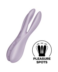 SATISFYER - VIBRATEUR THREESOME 2 NOIR