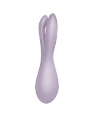 SATISFYER - VIBRATEUR THREESOME 2 NOIR
