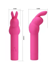 PRETTY LOVE - VIBRATEUR EN SILICONE GERARDO FUSCHIA RABBIT