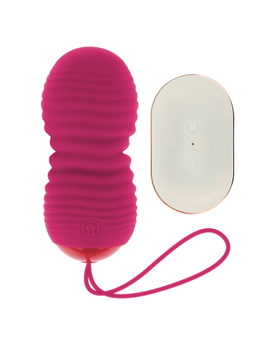OHMAMA - TÉLÉCOMMANDE EGG 7 MODES HAUT ET BAS ROSE