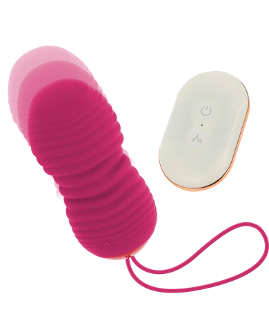 OHMAMA - TÉLÉCOMMANDE EGG 7 MODES HAUT ET BAS ROSE