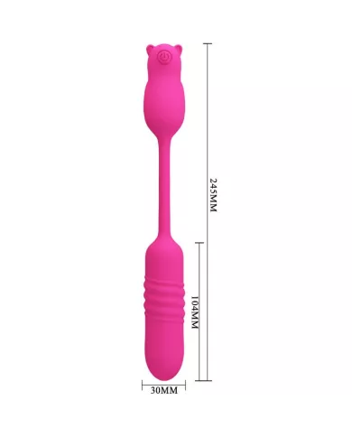 PRETTY LOVE - NOBIKUMA BALLE VIBRANTE EN SILICONE ROSE