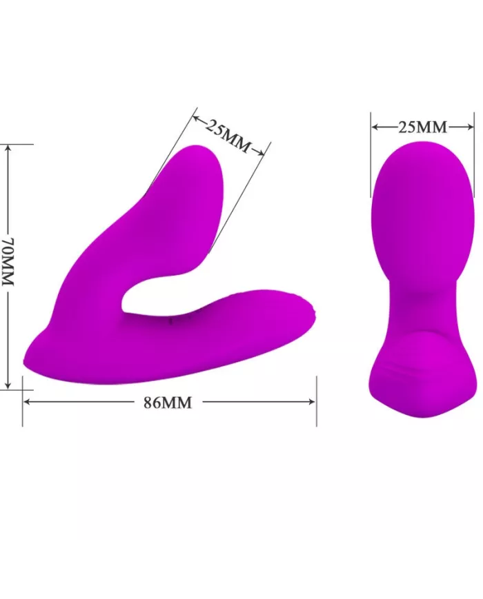 PRETTY LOVE - MASSEUR DE CLITORIS MELVIN AVEC TÉLÉCOMMANDE