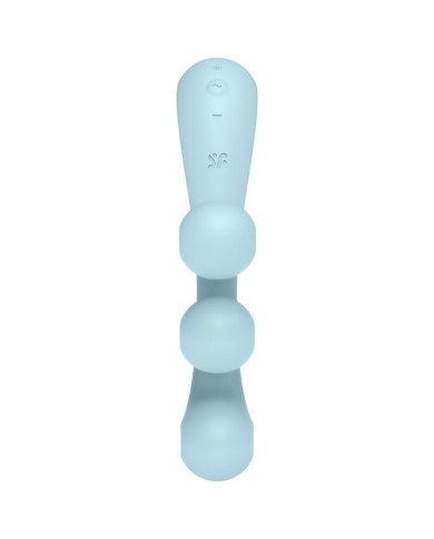 SATISFYER - VIBRATEUR MULTI TRI BALL 2 BLEU