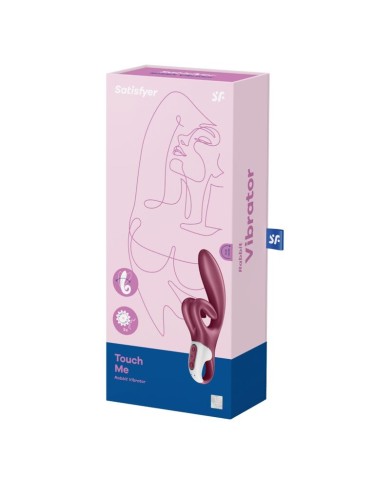 SATISFYER - VIBRATION DE LAPIN TOUCH ME ROUGE