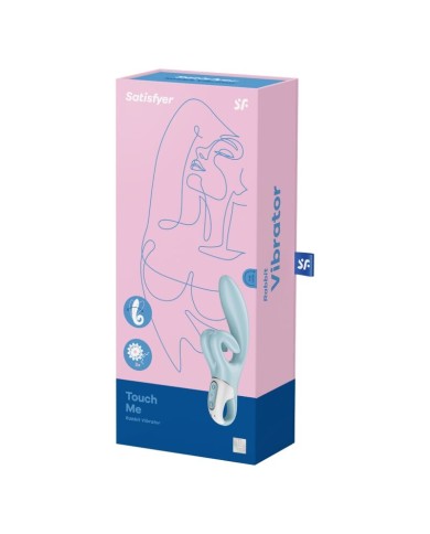 SATISFYER - VIBRATION DE LAPIN TOUCH ME BLEU