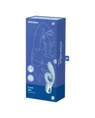 SATISFYER - LOVE ME RABBIT VIBRATION BLEU