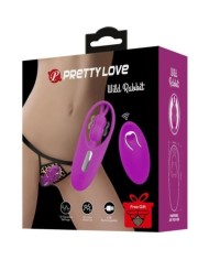 PRETTY LOVE - WILD RABBIT STIMULATEUR POUR CULOTTES AVEC TÉLÉCOMMANDE LILAS