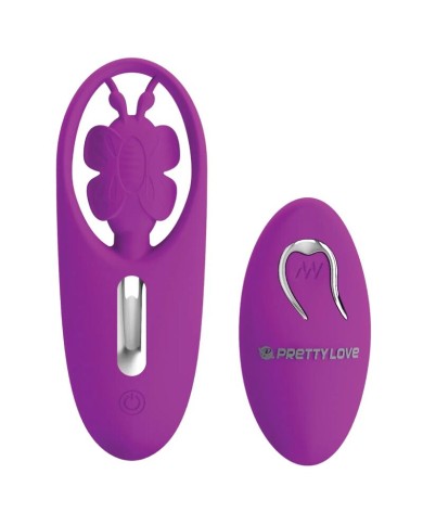 PRETTY LOVE - STIMULATEUR PAPILLON DANCING POUR CULOTTES AVEC TÉLÉCOMMANDE LILAS