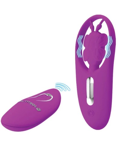 PRETTY LOVE - STIMULATEUR PAPILLON DANCING POUR CULOTTES AVEC TÉLÉCOMMANDE LILAS