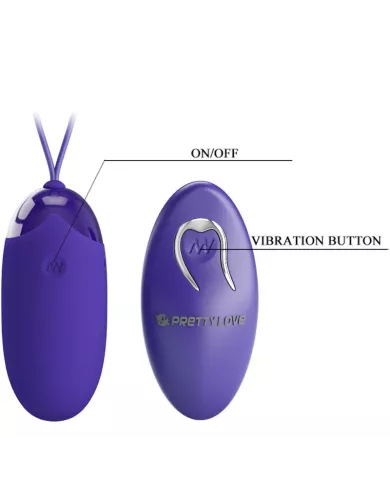 PRETTY LOVE - BERGER YOUTH OEUF VIBRANT TÉLÉCOMMANDÉ VIOLET PRETTY LOVE - BERGER YOUTH OEUF VIBRANT TÉLÉCOMMANDÉ VIOLET