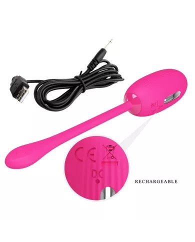 PRETTY LOVE - OEUF VIBRANT RECHARGEABLE DOREEN MAGENTA TÉLÉCOMMANDE PRETTY LOVE - OEUF VIBRANT RECHARGEABLE DOREEN MAGENTA TÉLÉCOMMANDE