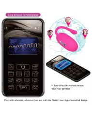 PRETTY LOVE - OEUF VIBRANT RECHARGEABLE DOREEN MAGENTA TÉLÉCOMMANDE PRETTY LOVE - OEUF VIBRANT RECHARGEABLE DOREEN MAGENTA TÉLÉCOMMANDE