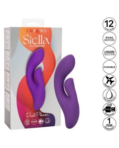 CALEXOTICS - STELLA DUAL PLEASER VIOLET