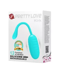 PRETTY LOVE - KIRK OEUF VIBRANT RECHARGEABLE VERT CLAIR PRETTY LOVE - KIRK OEUF VIBRANT RECHARGEABLE VERT CLAIR