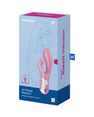 SATISFYER - POMPE AIR BUNNY 2 ROSE
