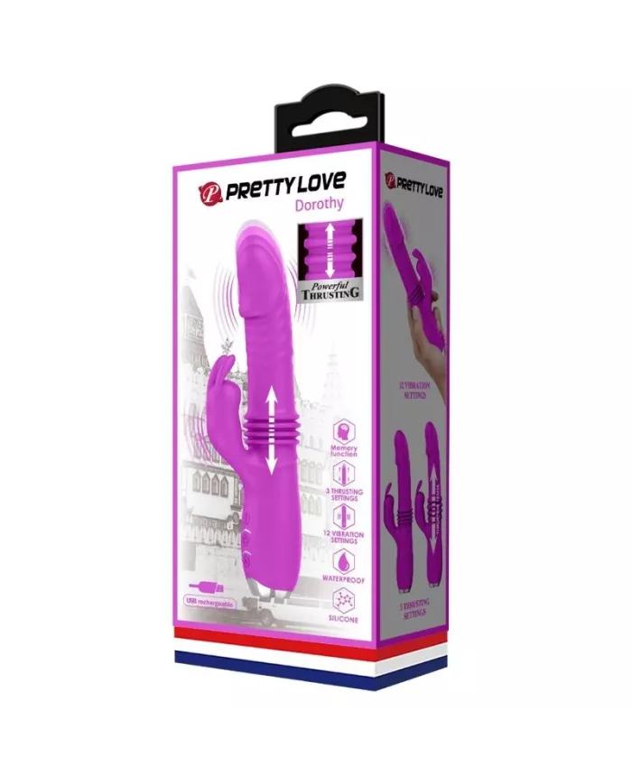 PRETTY LOVE - VIBRATEUR LAPIN RECHARGEABLE DOROTHY VIOLET