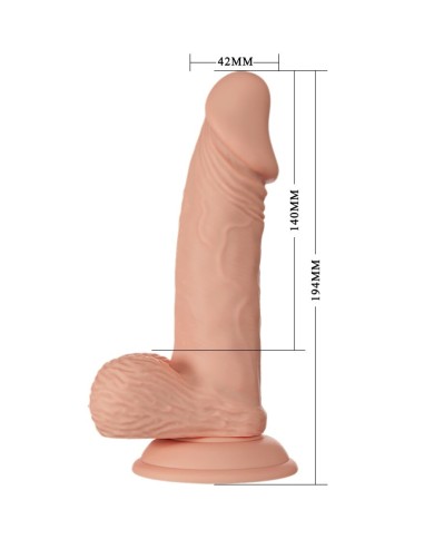 BAILE - BEAUTIFUL ENCOUNTER ZEBULON GODEMICHET RÉALISTE FLEXIBLE 19,4 CM NATUREL